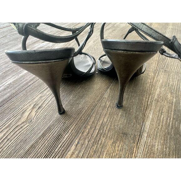 Prada Black Strappy Heels - Picture 9 of 9